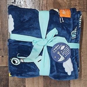 NEW Mo Willems Don't Let The Pigeon Stay Up Late 50"x70" Soft Plush Kids Blanket